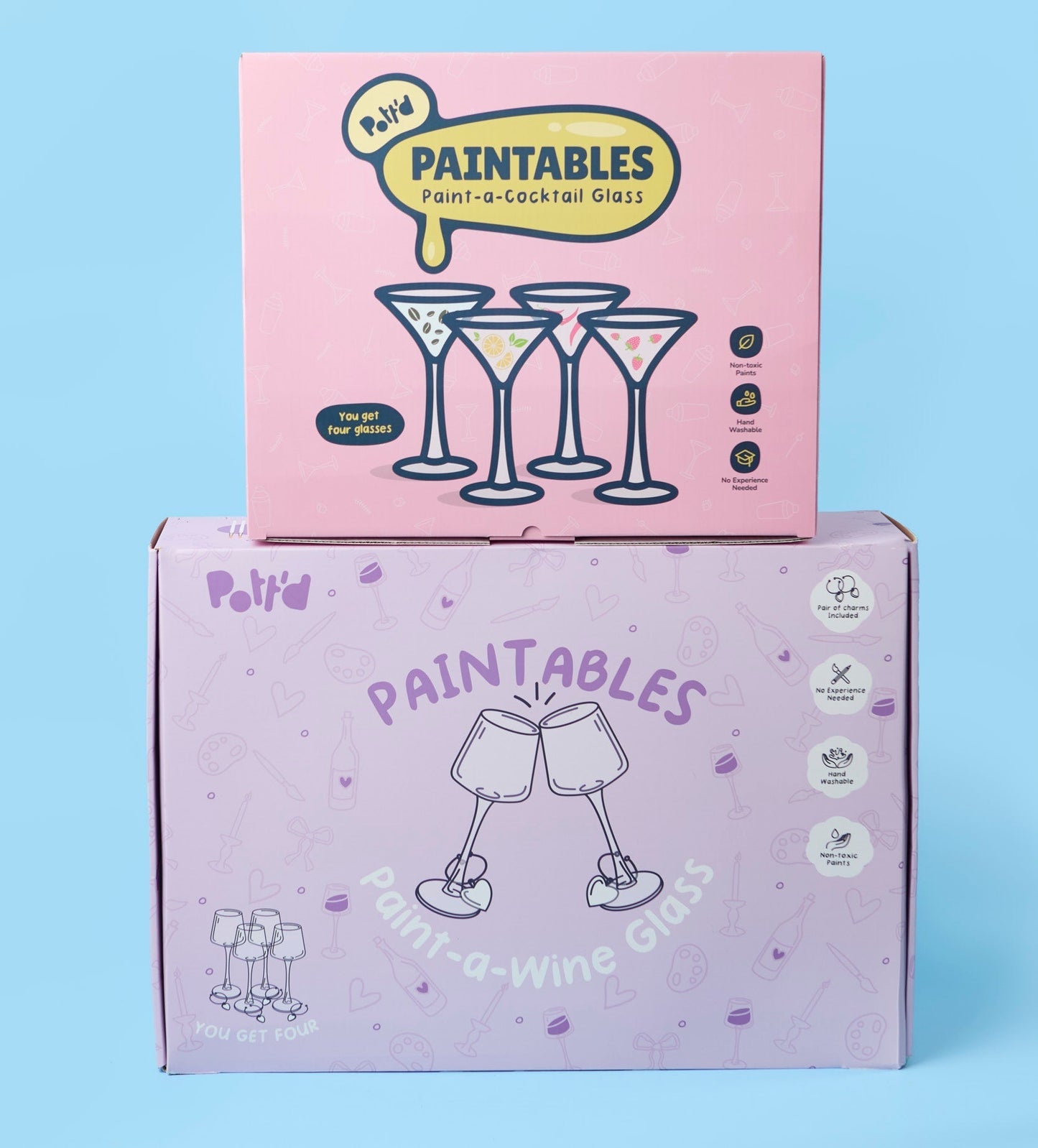 Sip & Style Bundle: Cocktailgläser und Weingläser