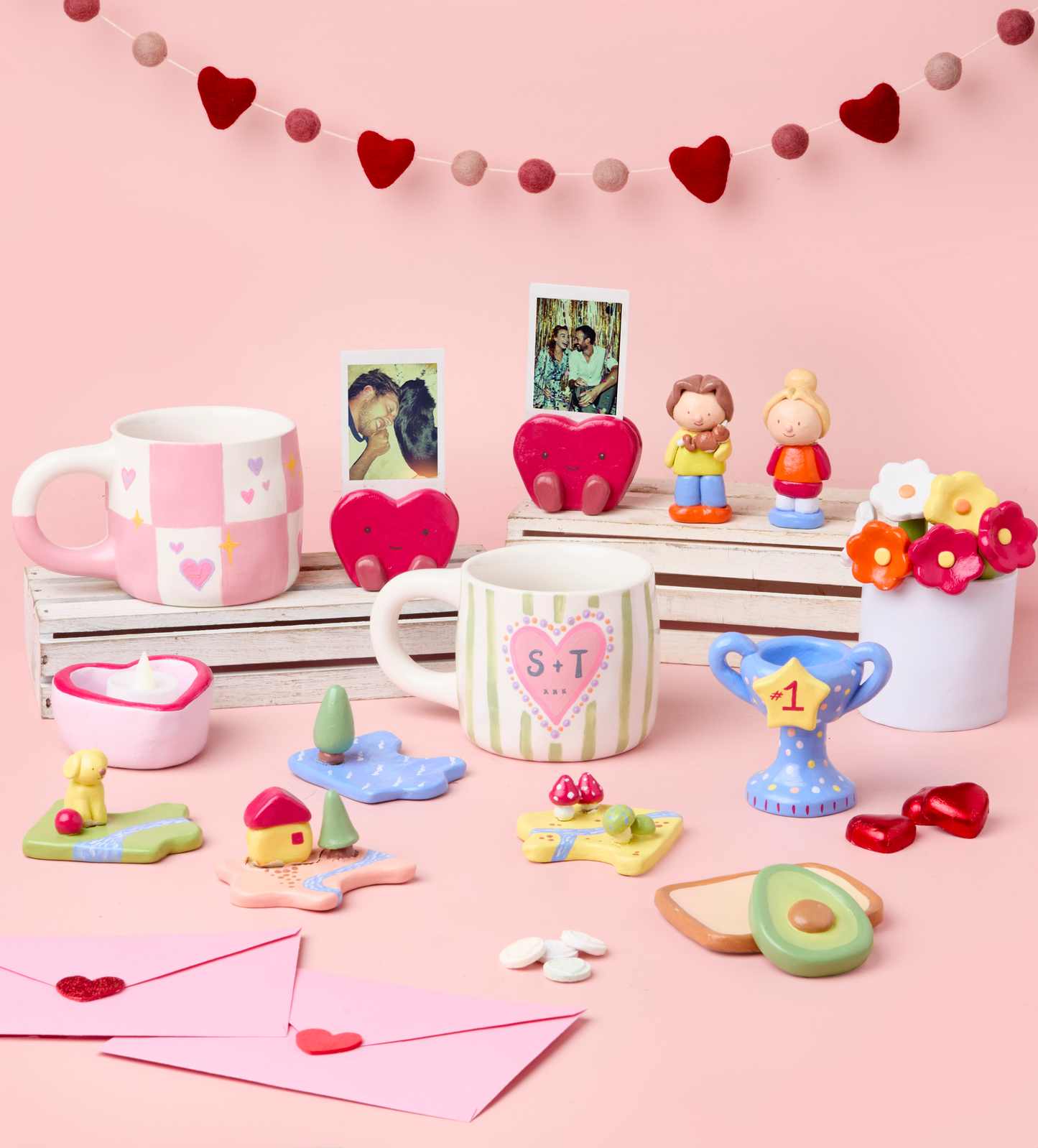 Pottery & Mug Painting Date Bundle voor Thuis