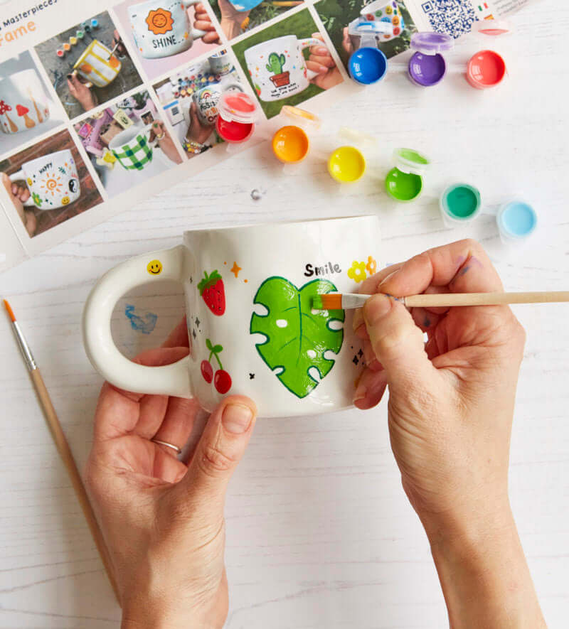 Kit Paint-a-Mug x2
