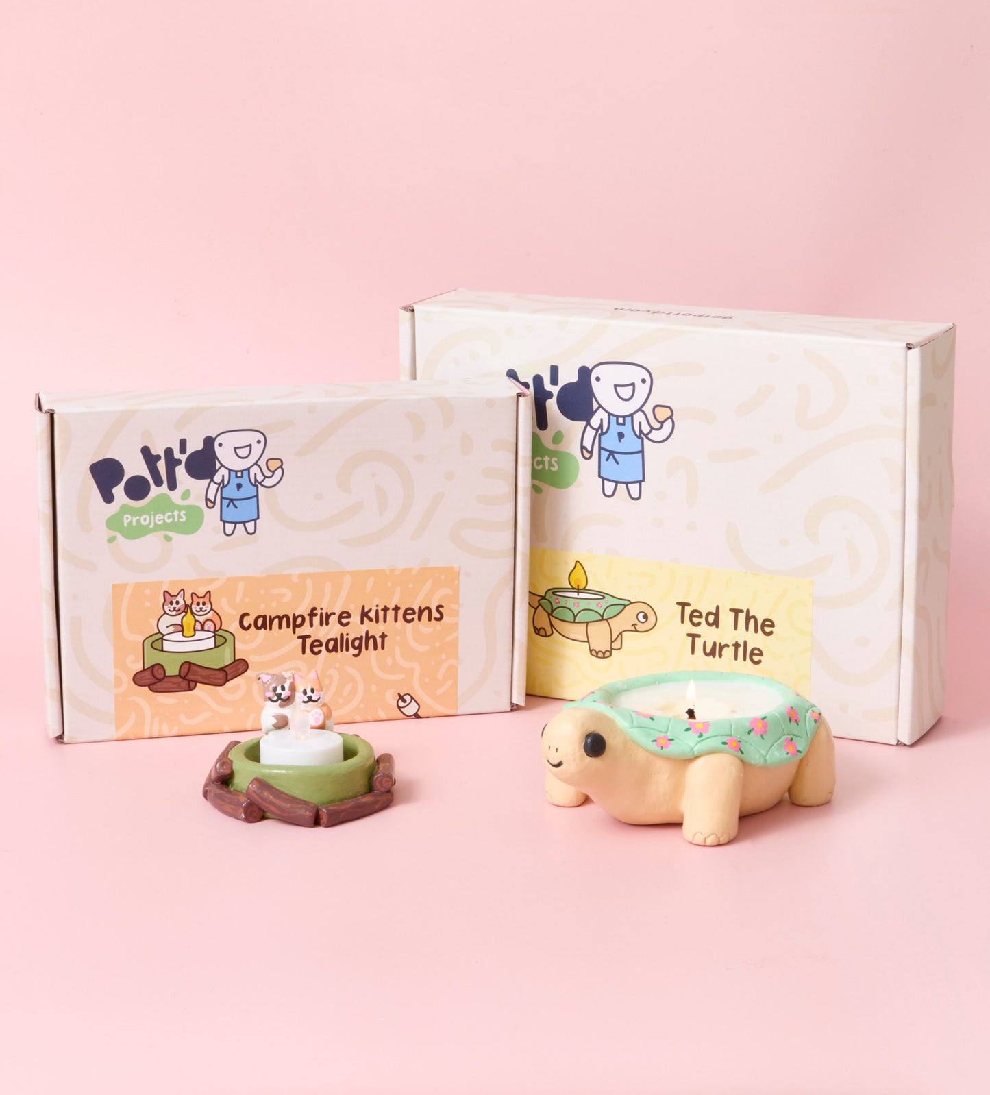 Playful Creatures Candle Making Duo
