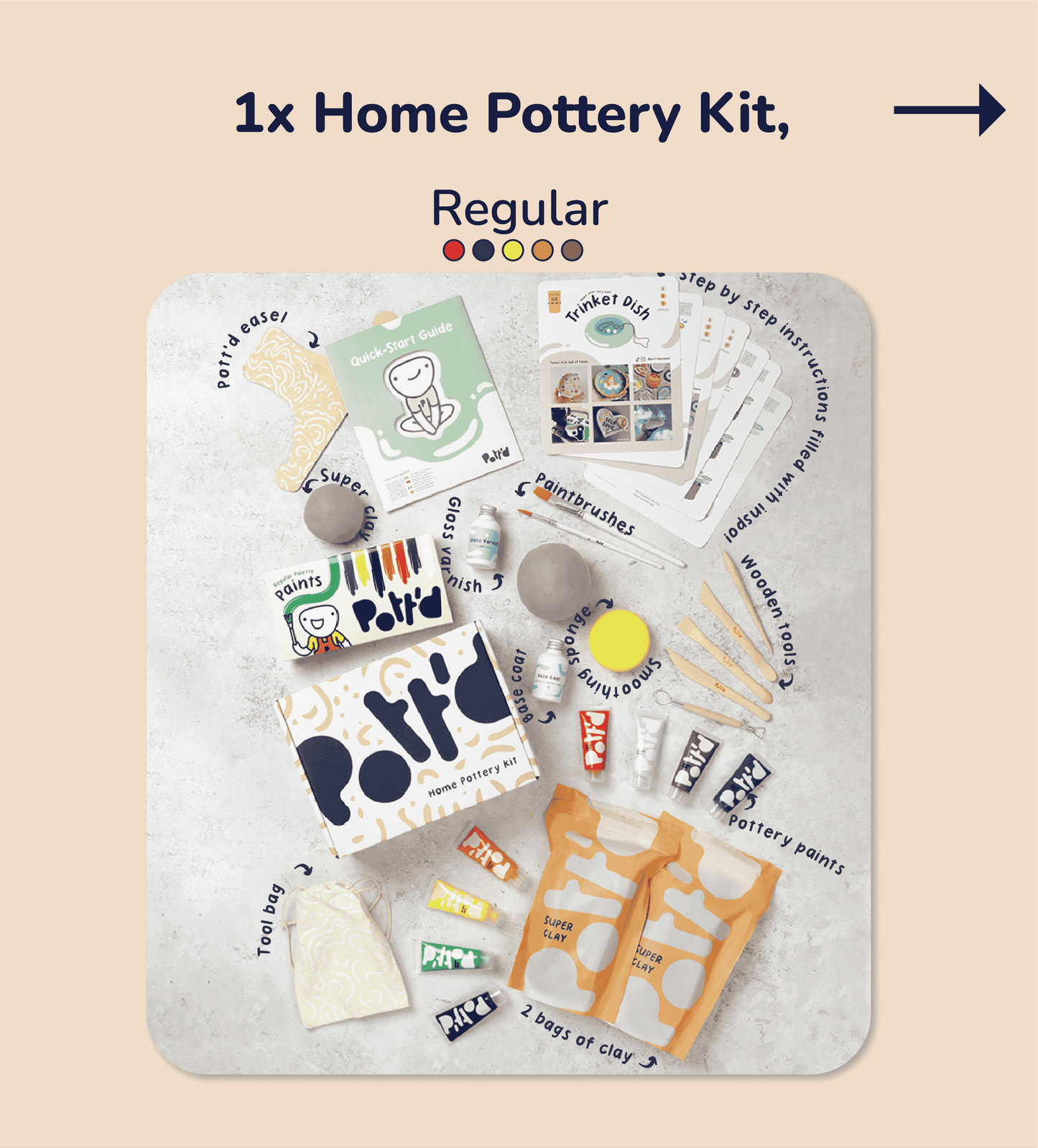 Kit de Alfarería para el Hogar Deluxe