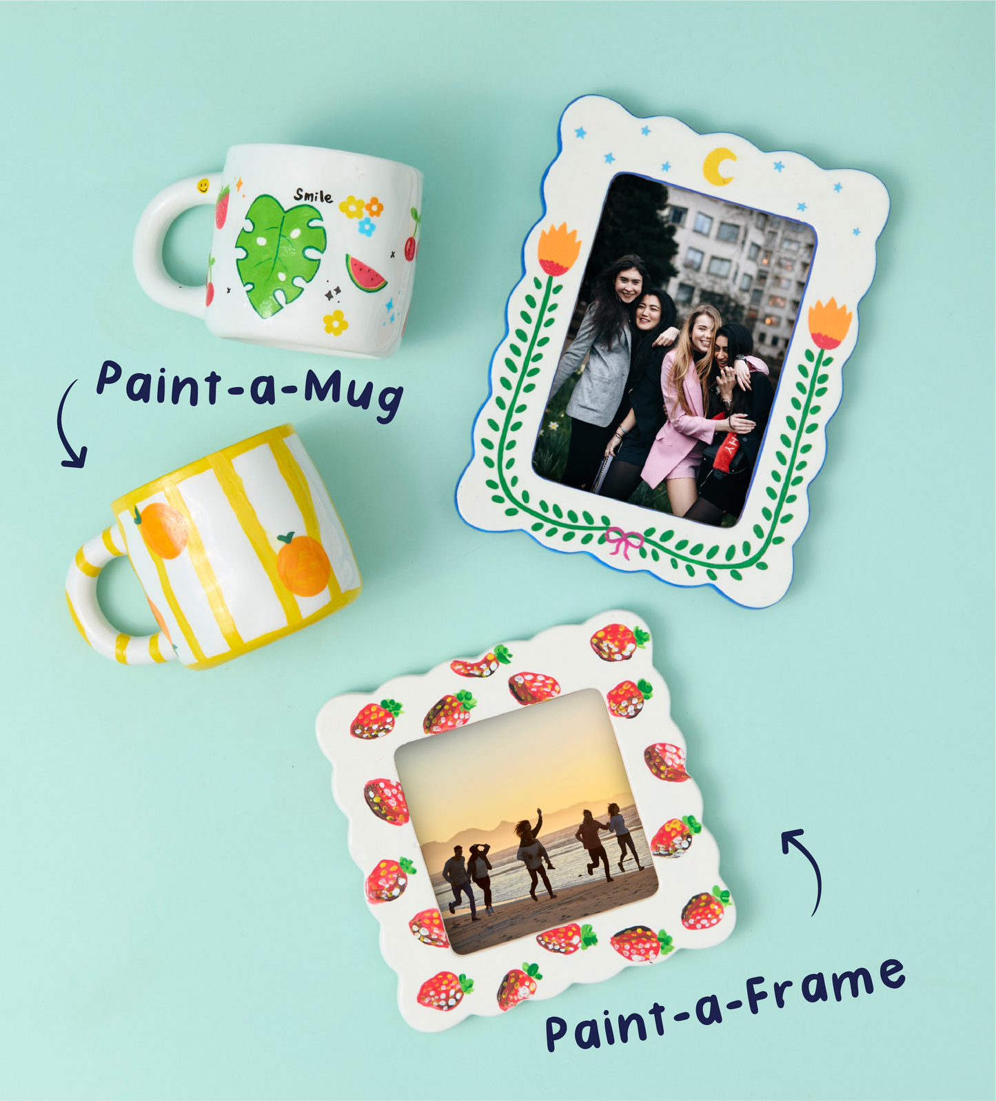 Paintables Duo: Mug & Frame Set