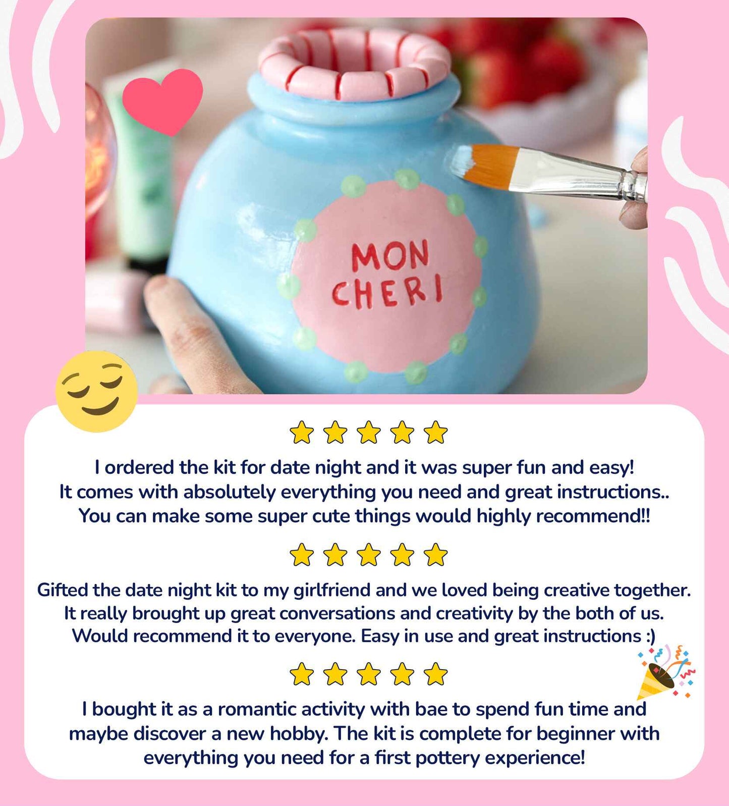 Date Night Thuis Pottenbakken Kit