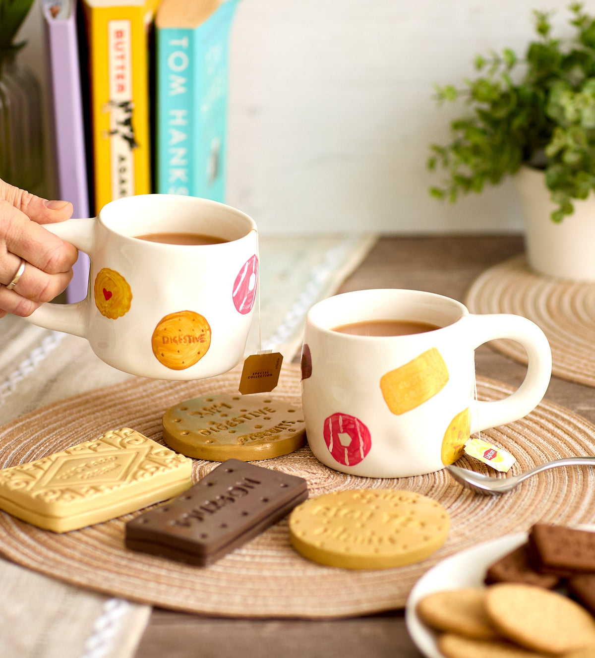 Biscuit-Tassen & Untersetzer-Kreationen – Pott'd EU