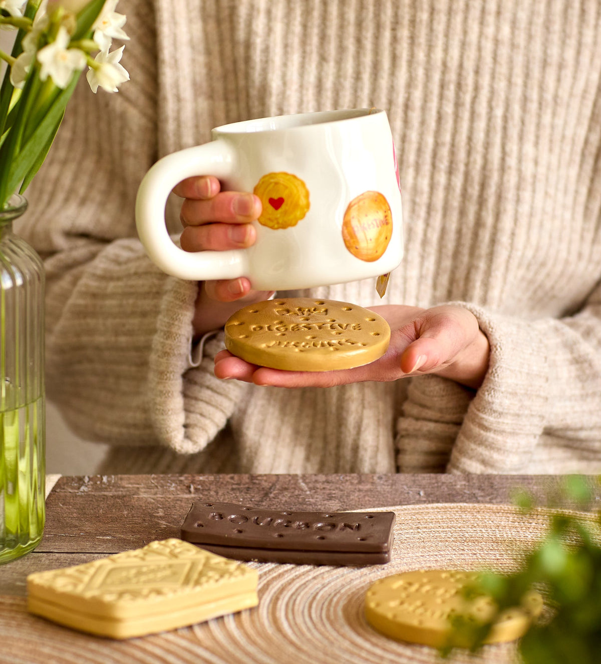 Biscuit-Tassen & Untersetzer-Kreationen – Pott'd EU