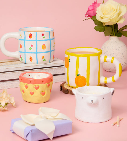 Crafted for Mum: Mug & Pottery Candle Bundle