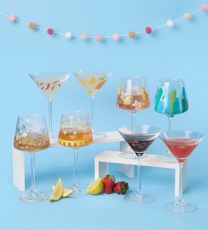 Sip & Style Bundle: Cocktailgläser und Weingläser