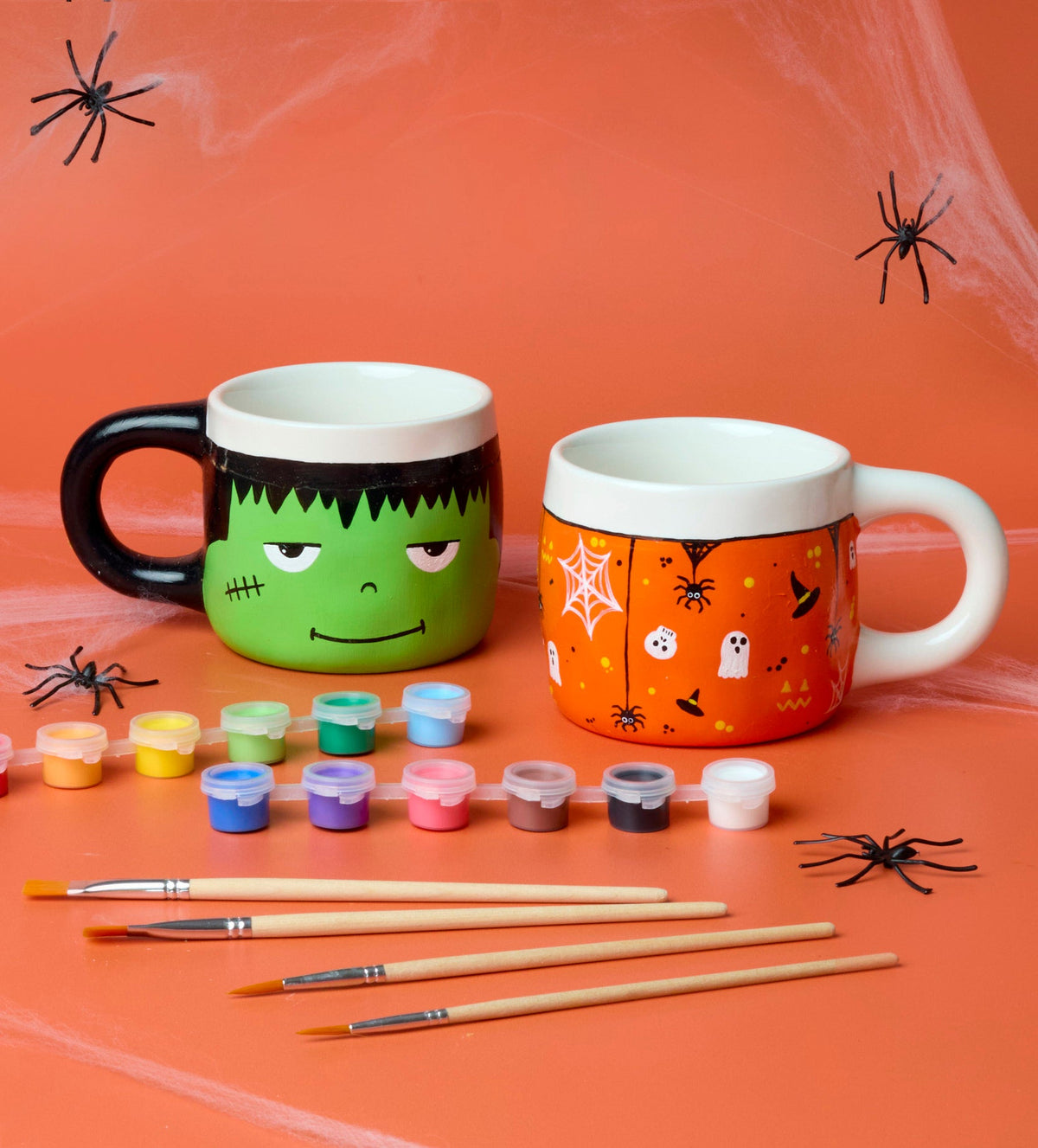 Halloween-Tassen Malset x2