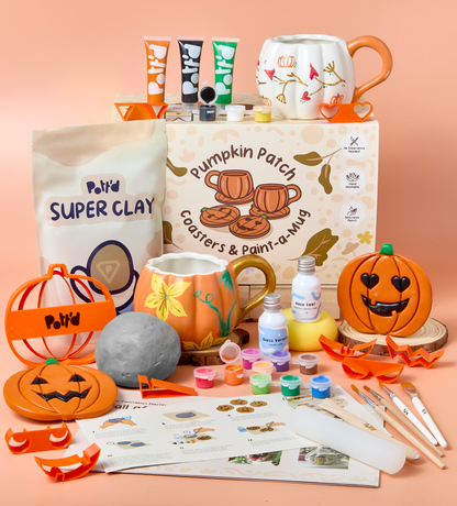Set Citrouille : Sous-verres & Mugs