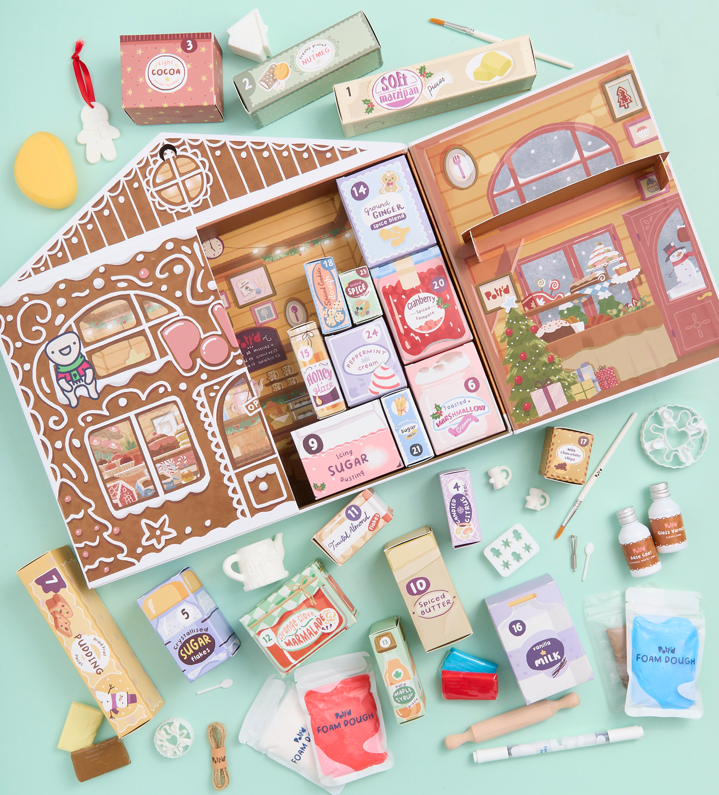 Lebkuchen Bundle: Adventskalender & Lebkuchen-Tassen