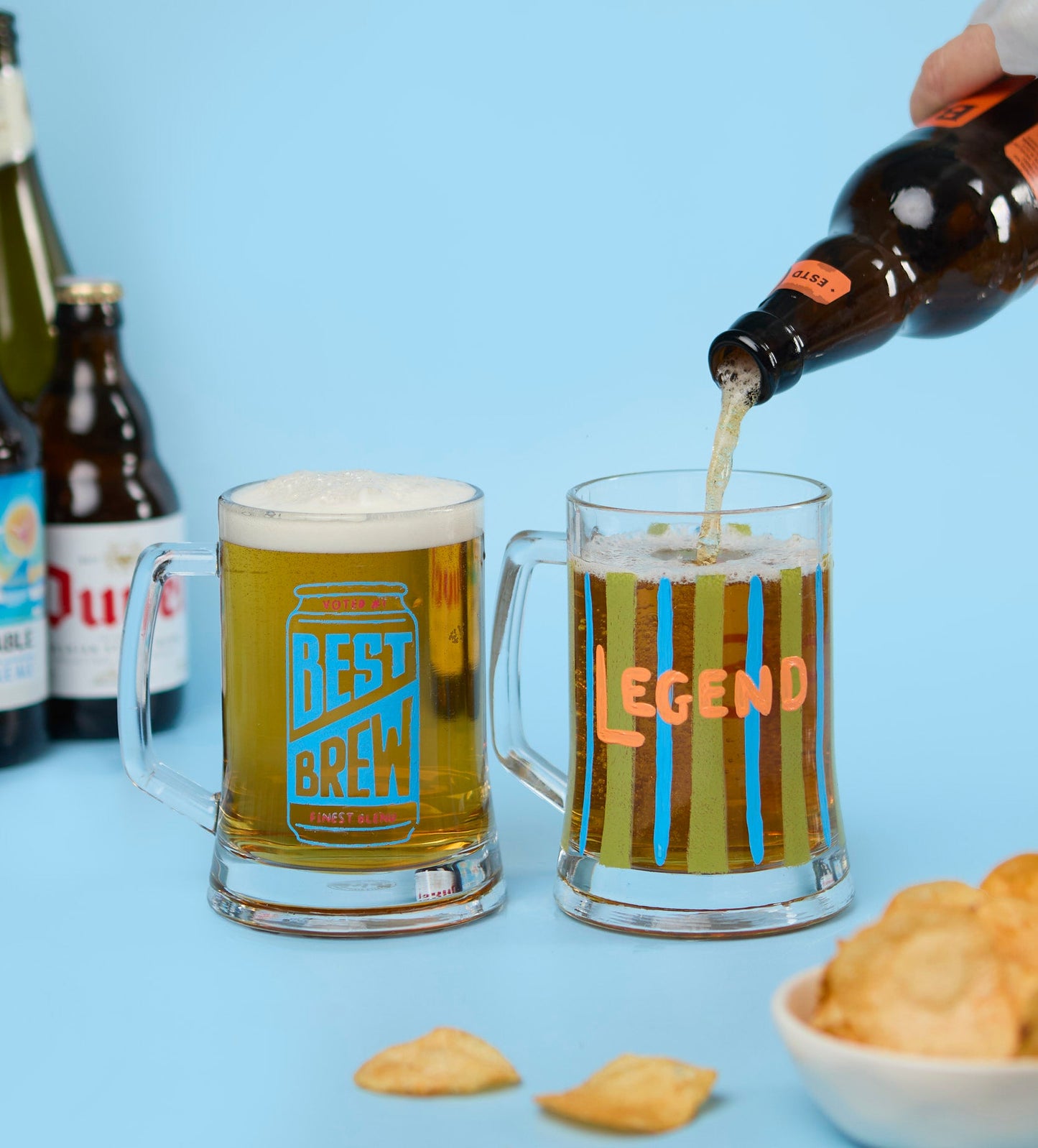 Paint-a-Beer Glass