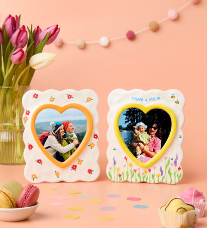 Handmade Moments: Set Candele in Argilla & Cornici da Dipingere