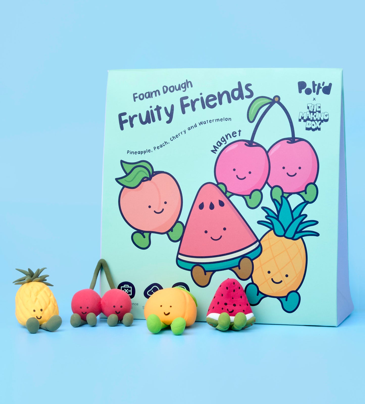 Fruchtige Freunde: Magnete
