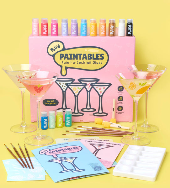 Pinta un Vaso de Cocktail x2