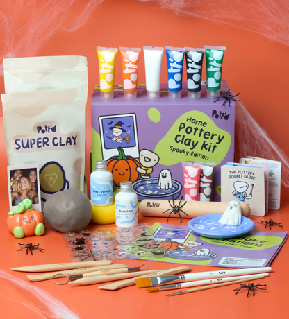 Töpfer-Kit für zu Hause: Halloween-Edition