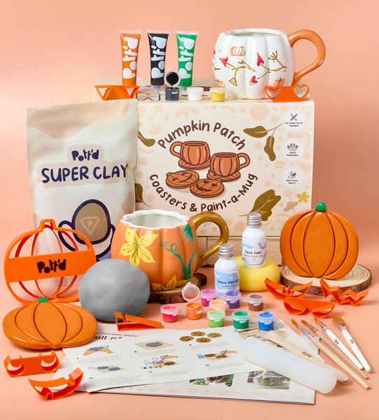 Set Citrouille : Sous-verres & Mugs