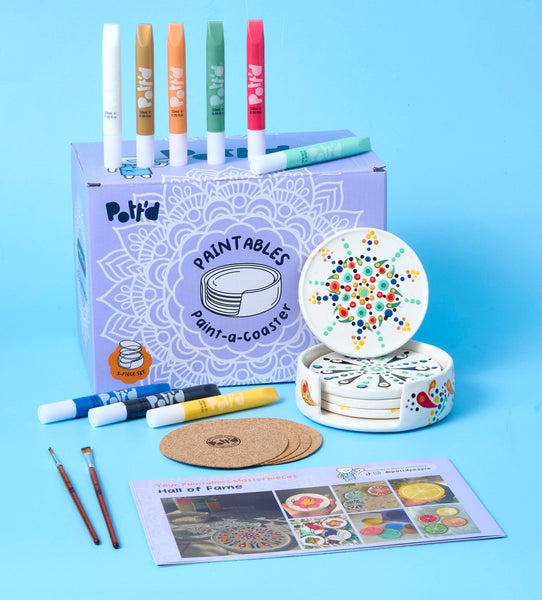 Peinture-Sur-Dessous De Verre