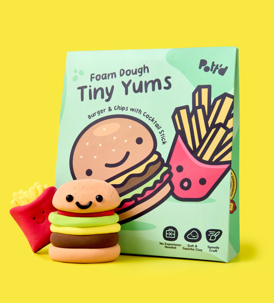 Tiny Yums: Burger & Chips