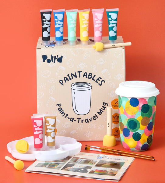 Peinture-Sur-Tasse De Voyage