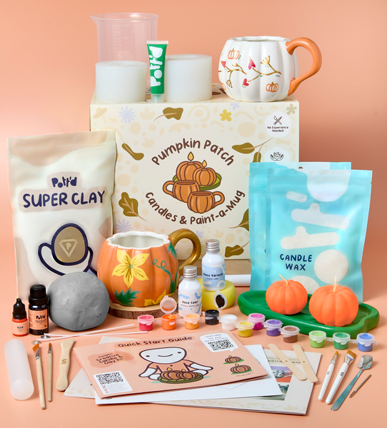 Set Citrouille : Bougies & Mugs