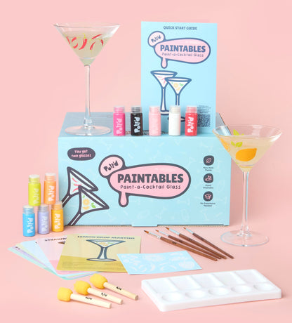 Paint-a-Cocktail Glass