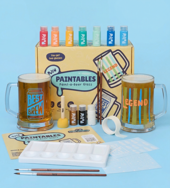 Paint-a-Beer Glass