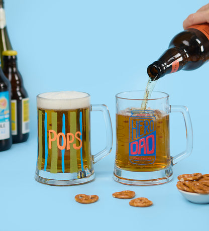 Verre à Bière à Peindre pour la Fête des Pères