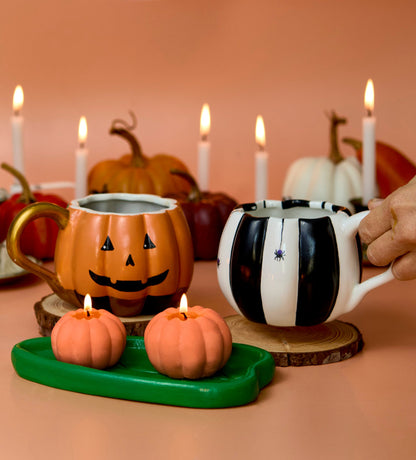 Set Citrouille : Bougies & Mugs