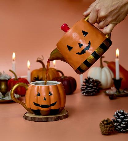 Spooky Sips : Théière Halloween à Peindre