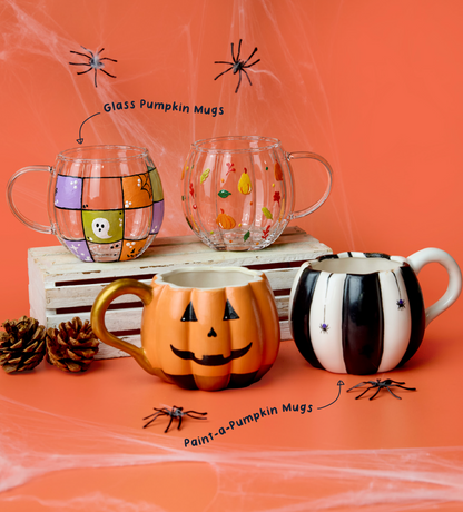 Coffret Mugs Citrouille à Peindre
