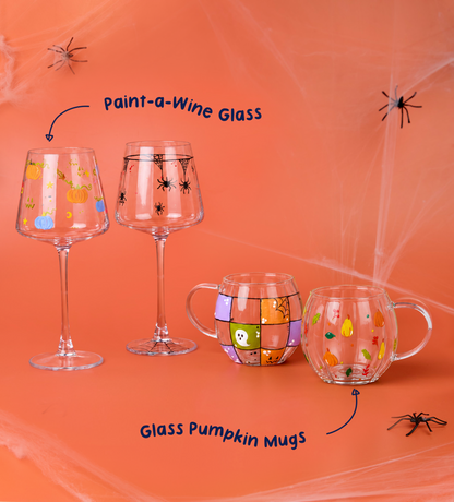 Set Vetro da Dipingere di Halloween