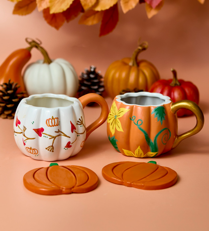 Set Citrouille : Sous-verres & Mugs