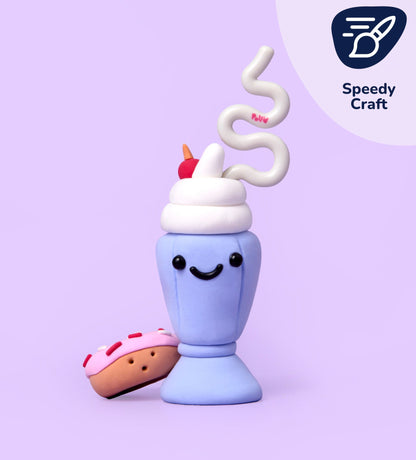 Kleine Leckereien: Milchshake & Donut