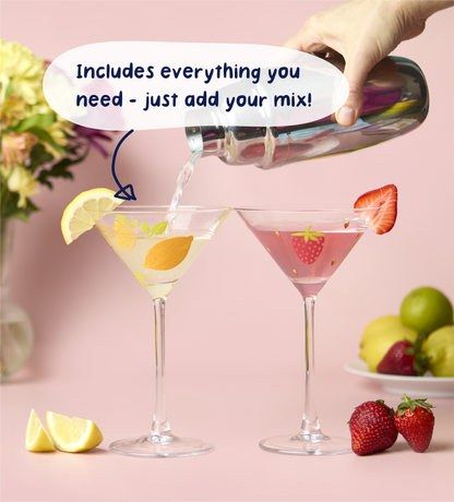 Paint-a-Cocktail Glass