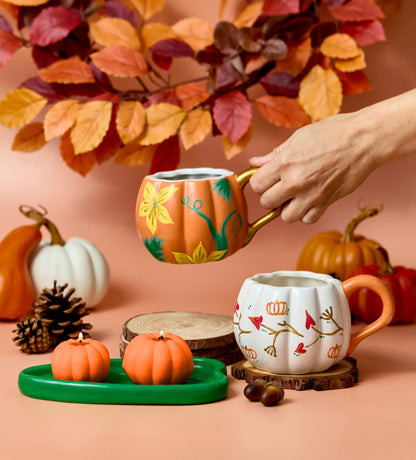 Set Citrouille : Bougies & Mugs