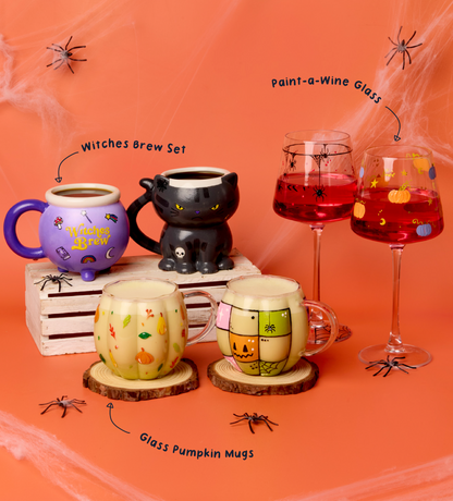 Halloween-Malvorlagen-Trio