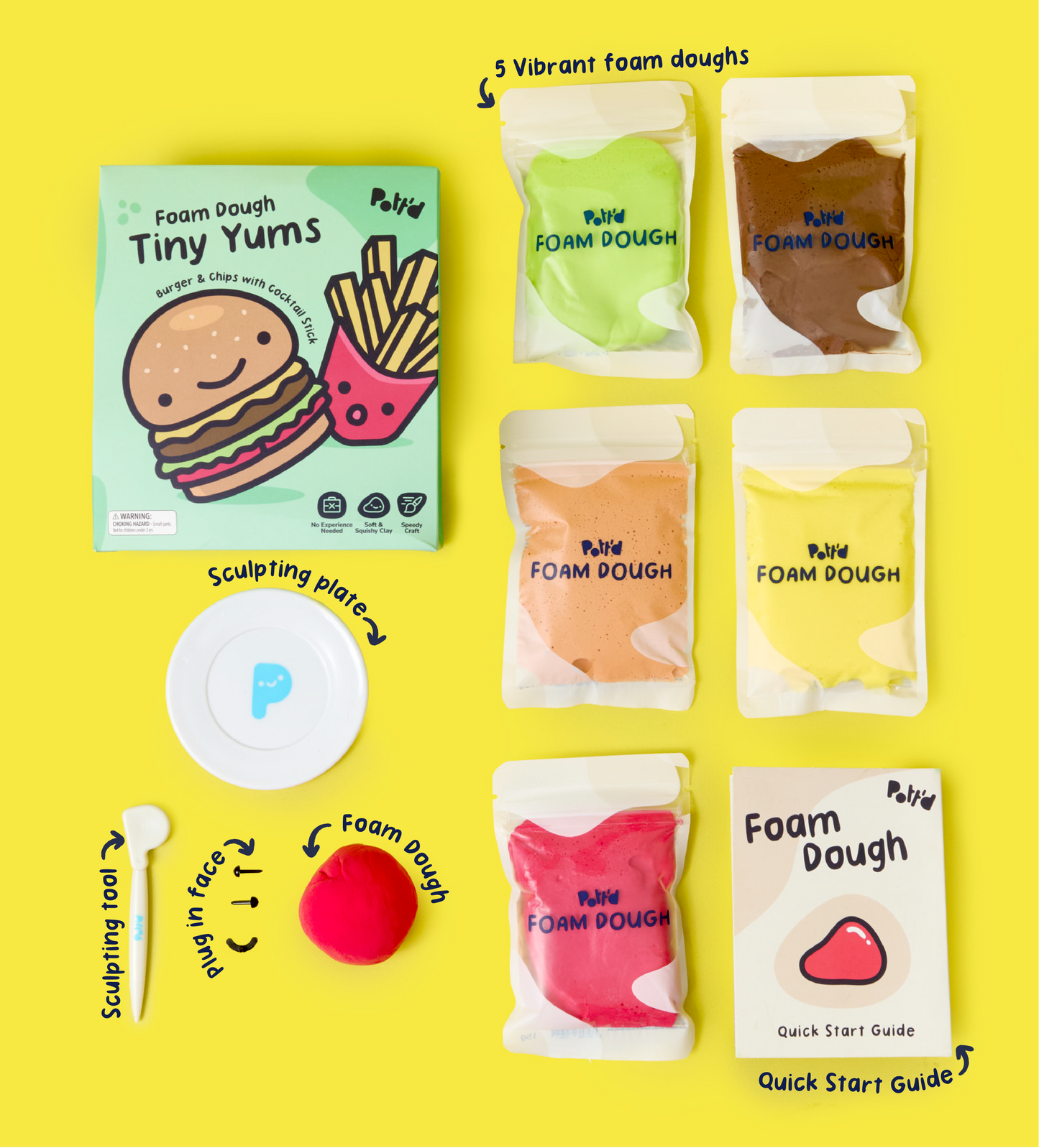 Tiny Yums: Burger & Frietjes