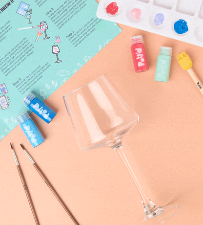 Schilder-je-eigen Bier- en Wijnglas