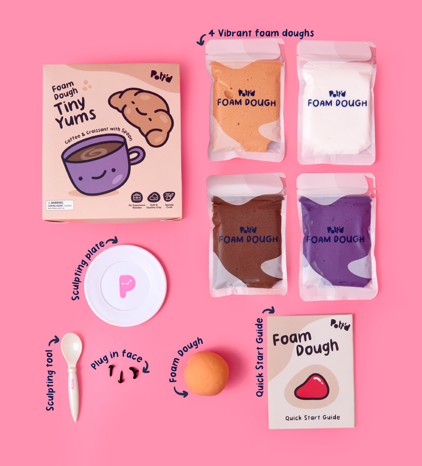 Tiny Yums: Coffee & Croissant