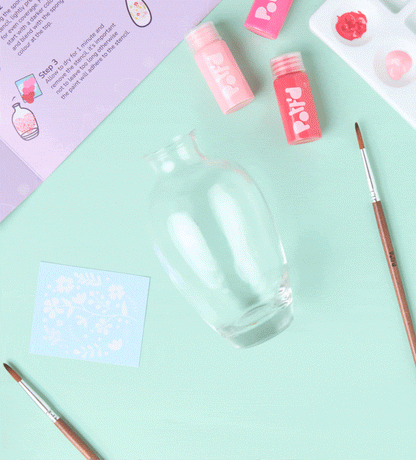 Paint-a-Glass Vase