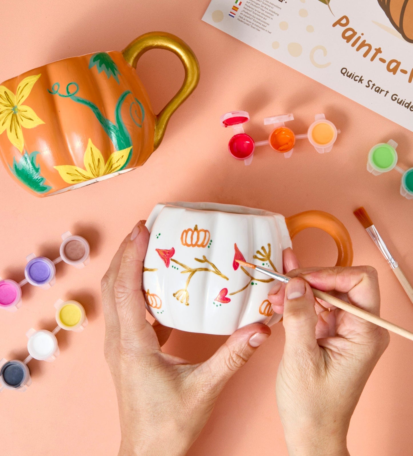 Set Citrouille : Bougies & Mugs