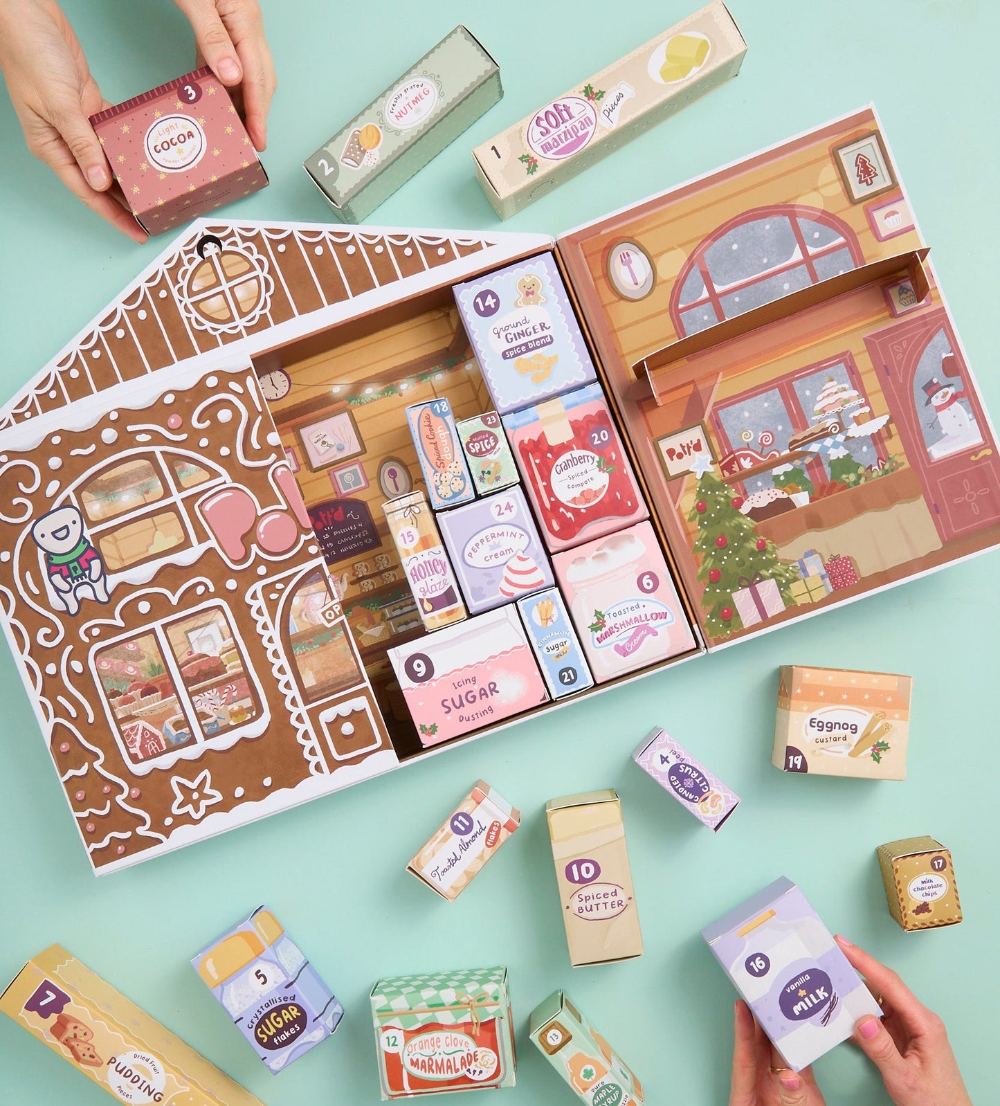 Lebkuchen Bundle: Adventskalender & Lebkuchen-Tassen