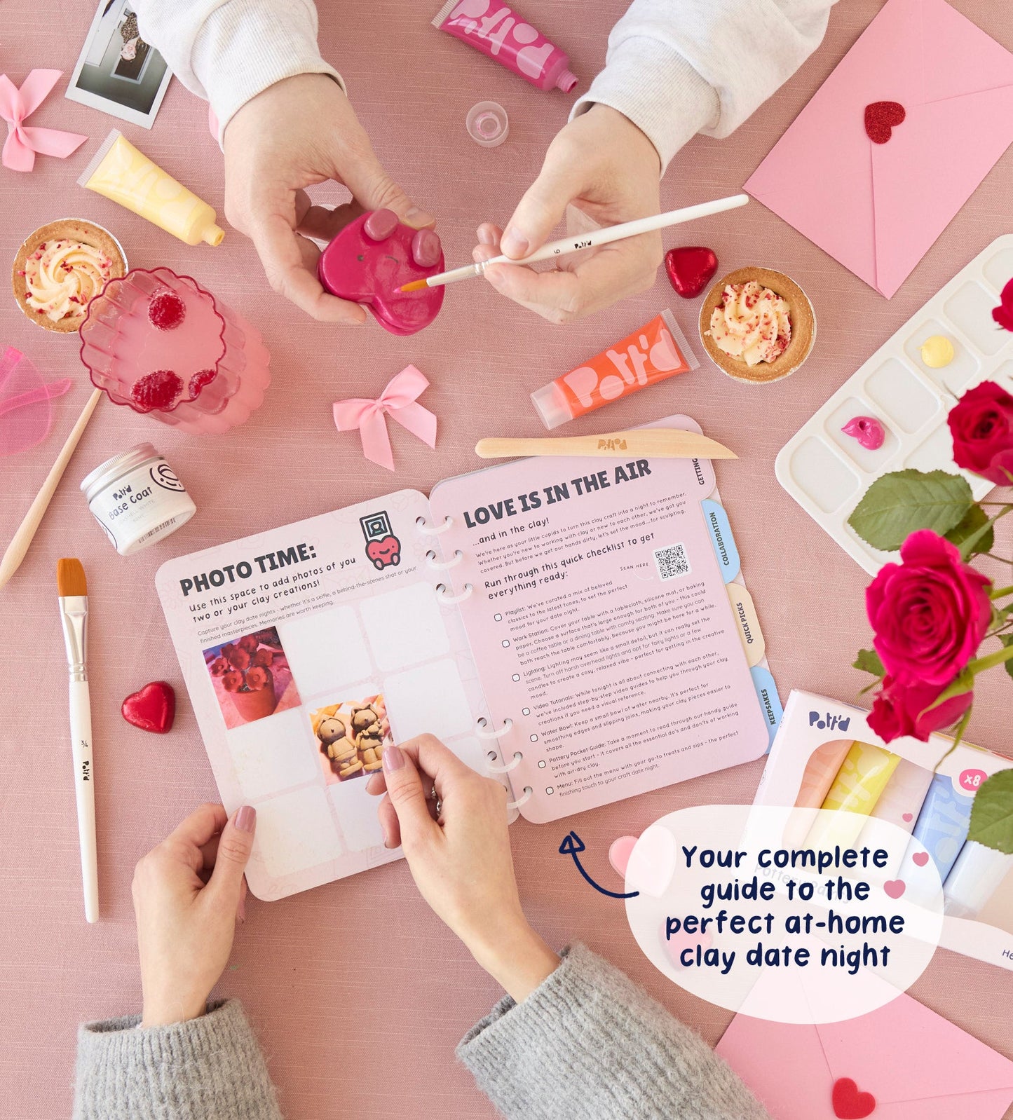 Date-Night Töpfer-Kit für zu Hause