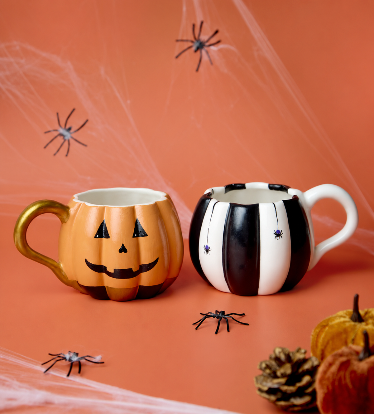 Coffret Mugs Citrouille à Peindre