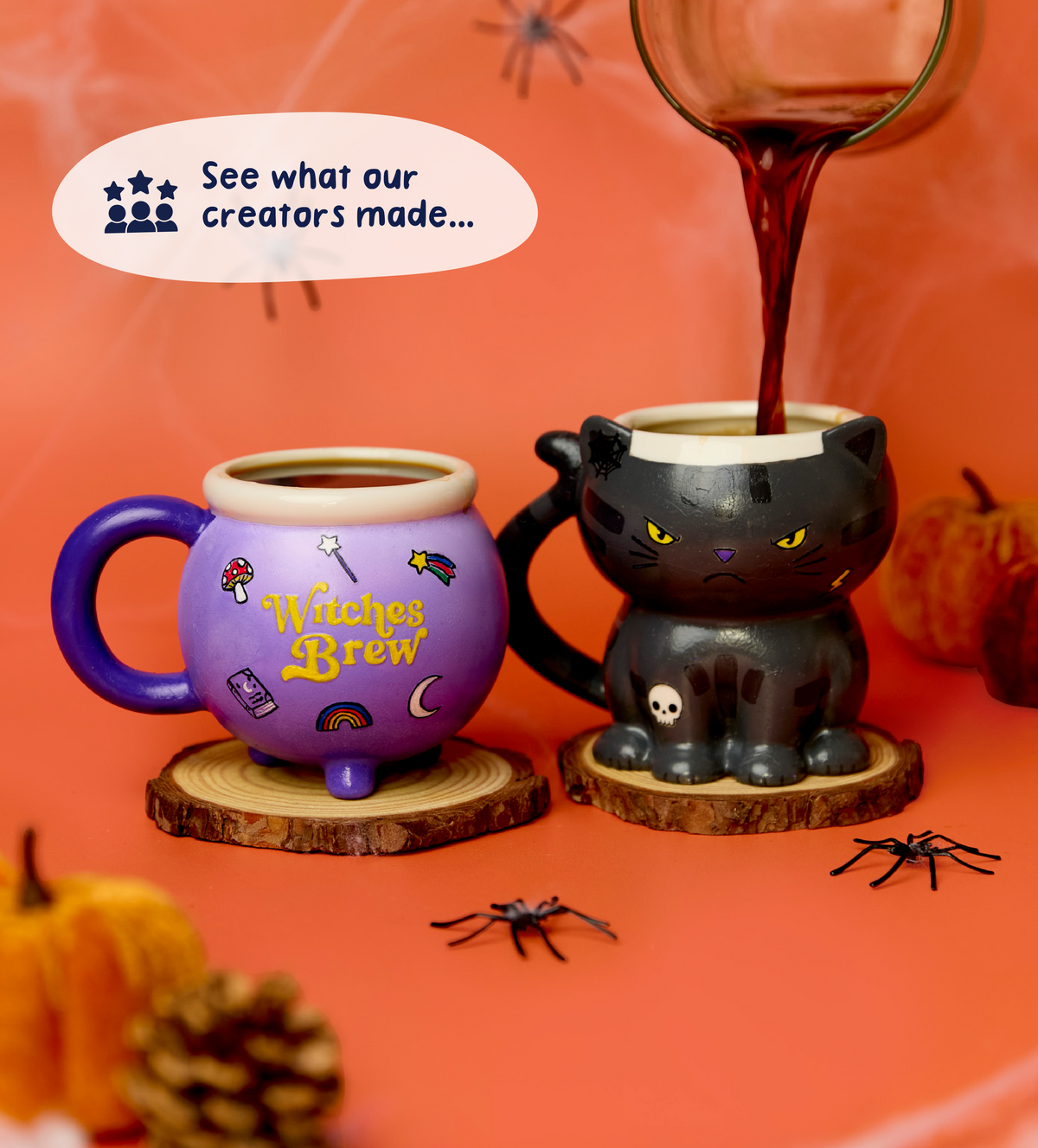 Halloween-Tassen-Malset