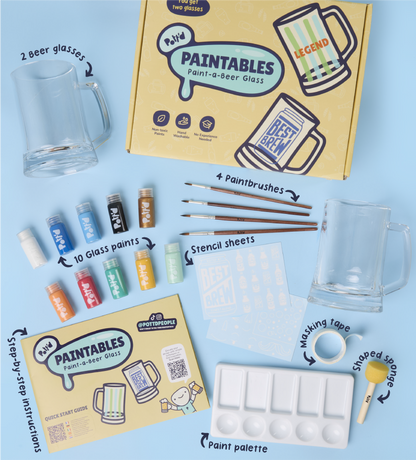 Paint-a-Beer Glass