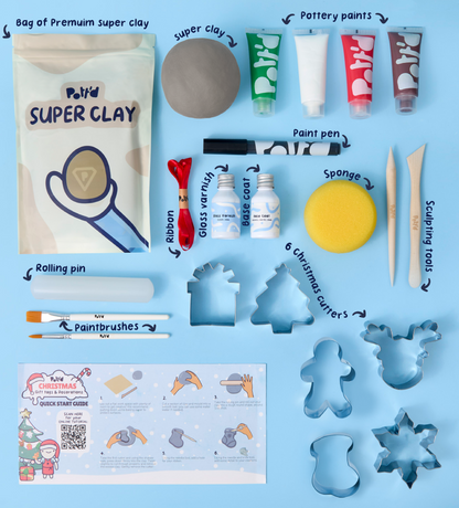 Kit Décorations et Étiquettes Cadeaux de Noël