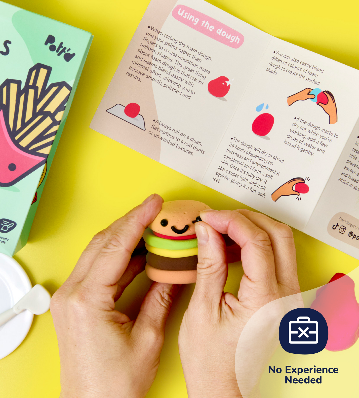 Tiny Yums: Burger & Chips