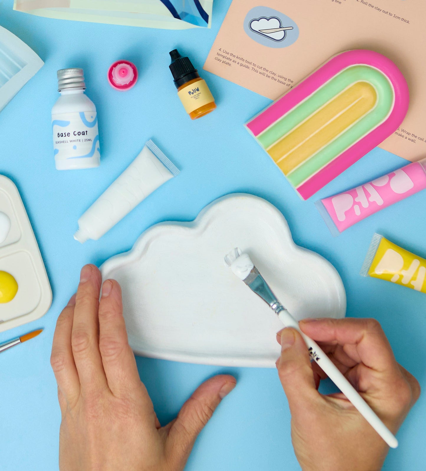 Rainbow Radiance Creative Candle & Clay Kit