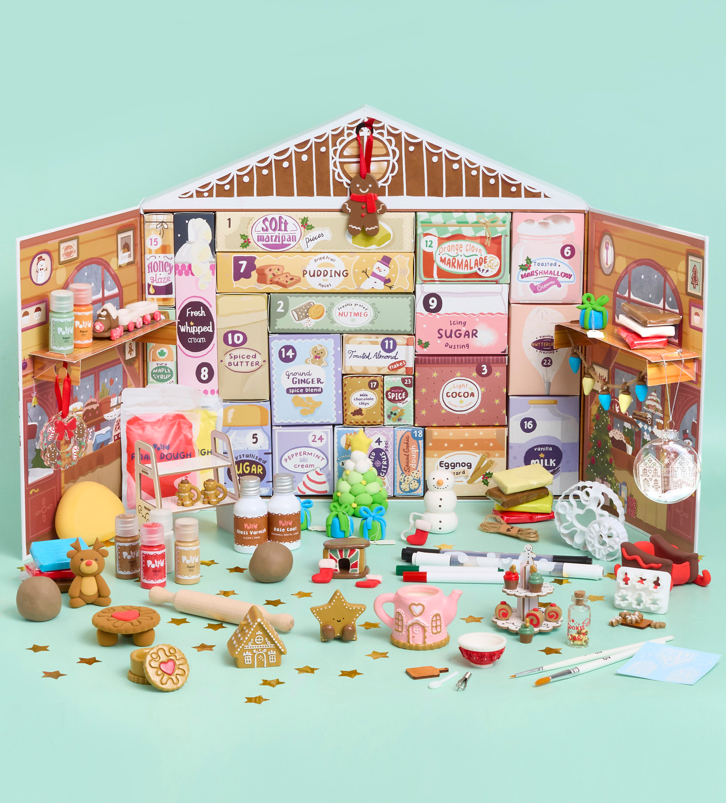 Lebkuchen Bundle: Adventskalender & Lebkuchen-Tassen